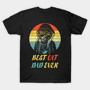 Best Cat Dad Ever Club 9 T-Shirt